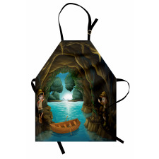 Young Explorers in a Cave Apron