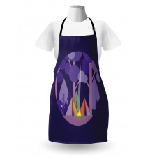 Forest Scenery with Tents Apron