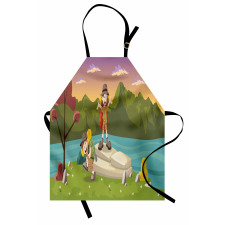 Best Friends Go Camping Apron