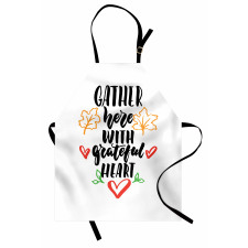 Autumn Season Maple Leaves Apron