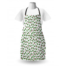 Leaves with Berry Fruits Apron