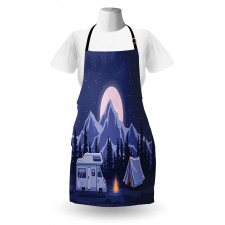 Family Adventure Camping Forest Apron