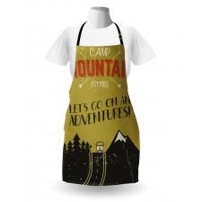 Lets Go on an Adventure Words Apron