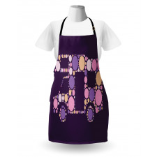 Pointillism Artwork Retro Van Apron