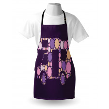 Pointillism Artwork Retro Van Apron