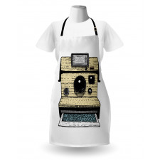 Vintage Polaroid Machine Apron