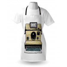 Vintage Polaroid Machine Apron