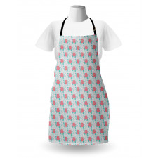 Vintage Flowers with Leaves Apron