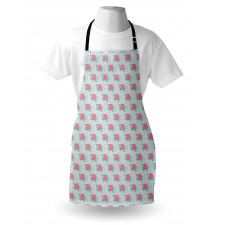 Vintage Flowers with Leaves Apron