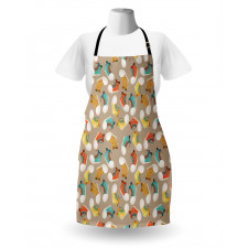 Colorful Sneakers Pattern Apron