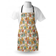 Colorful Sneakers Pattern Apron