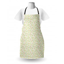 Doodle Flowers Garden Art Apron