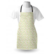 Doodle Flowers Garden Art Apron