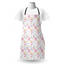 Watercolor Hot Air Balloons Apron