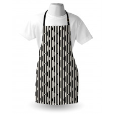 Retro Lines and Triangles Apron