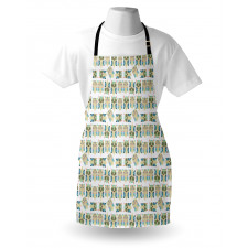 Ornamental Nursery Style Birds Apron