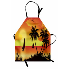 Coconut Palms and Surfer Apron