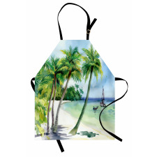 Tropical Landscape Beach Apron