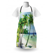 Tropical Landscape Beach Apron