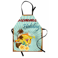 Summer Holiday Calligraphy Apron