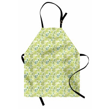 Brush Stroke Style Foliage Apron