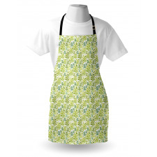 Brush Stroke Style Foliage Apron