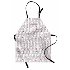 Retro Leaves and Branches Apron