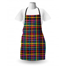 Minimalist Checkered Line Apron