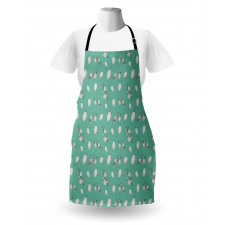 Retro Striped Backdrop Apron