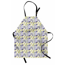 Abstract Olive Tree Branches Apron
