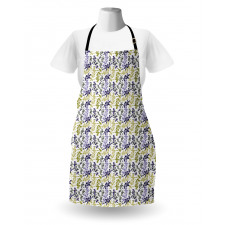 Abstract Olive Tree Branches Apron