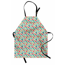 Colorful Spring Garden Art Apron