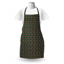 Colorful Blooming Petals Apron