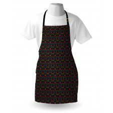 Traditional Flower Pattern Apron