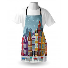 Dutch Town in the Winter Apron