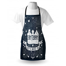 Travel Words with Stars Apron