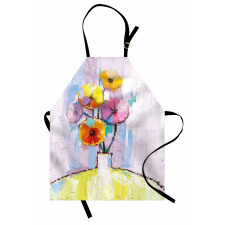 Abstract Oil Paint Art Apron