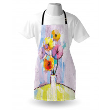 Abstract Oil Paint Art Apron