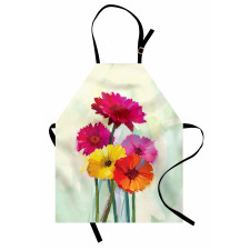 Oil Painting Flowers Apron