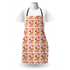 Vintage Floral Artwork Apron