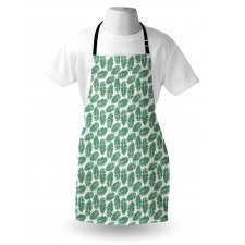 Exotic Leafage Growth Design Apron