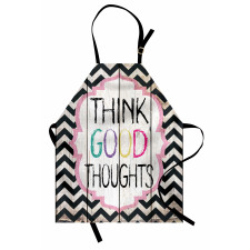 Think Thoughts Message Apron