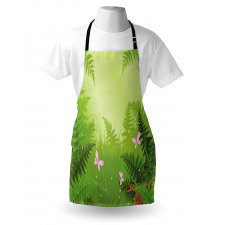 Cartoon Woodland Pattern Apron