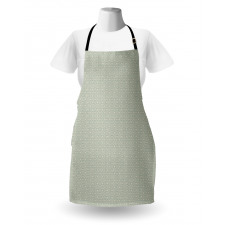 Geometric Elements Flowers Apron