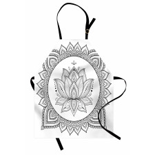 Folk Ornamental Tattoo Art Apron