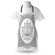 Folk Ornamental Tattoo Art Apron