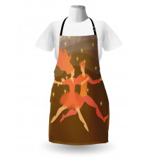 Fire Couple in the Space Apron