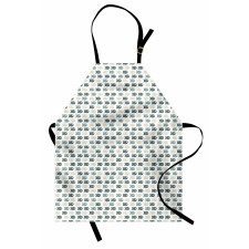Dost and Stripes Illustration Apron