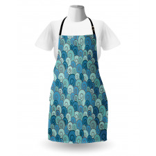 Waves in the Ocean Doodle Apron