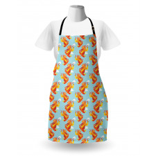 Fire Bird Feathers Apron